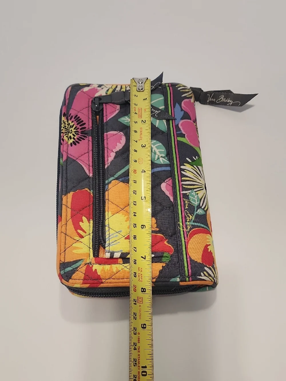 Vera Bradley Gray Wallet with Vibrant Floral Design - Picture 4 of 6
